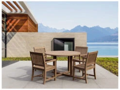 Anderson Teak Tosca Rialto Armchair 5-Piece Dining Set