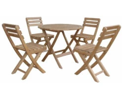 Anderson Teak Chester Alabama 5-Piece Bistro Set