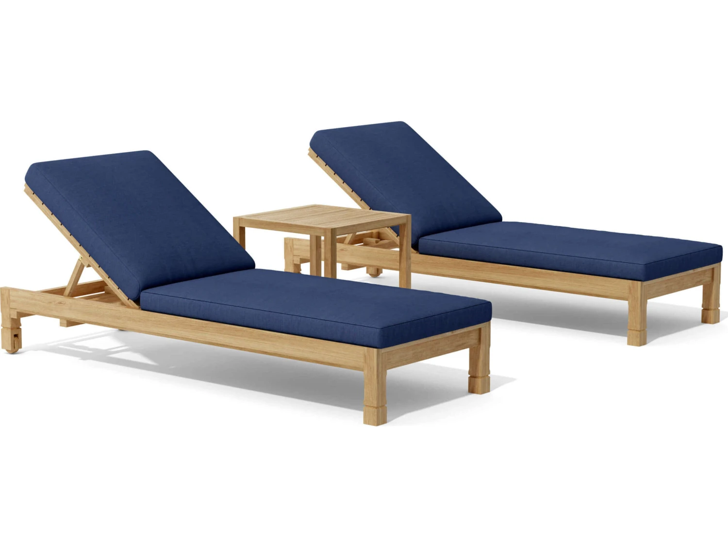 Anderson Teak South Bay Glenmore 3-Piece Lounger Set - Image 2