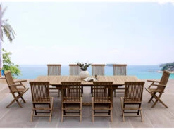 Anderson Teak Valencia Classic 11-Piece Dining Set