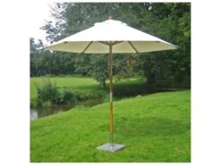 Bambrella Sirocco 9 Foot Round Pulley Lift No Tilt Umbrella