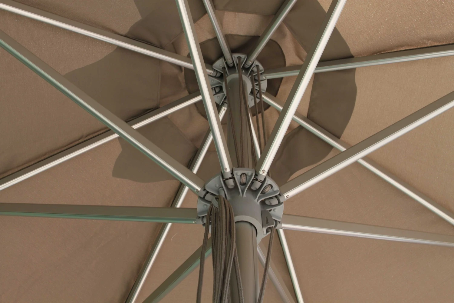 Bambrella Hurricane Aluminum 13' Round Pulley Lift No Tilt Umbrella - Image 11