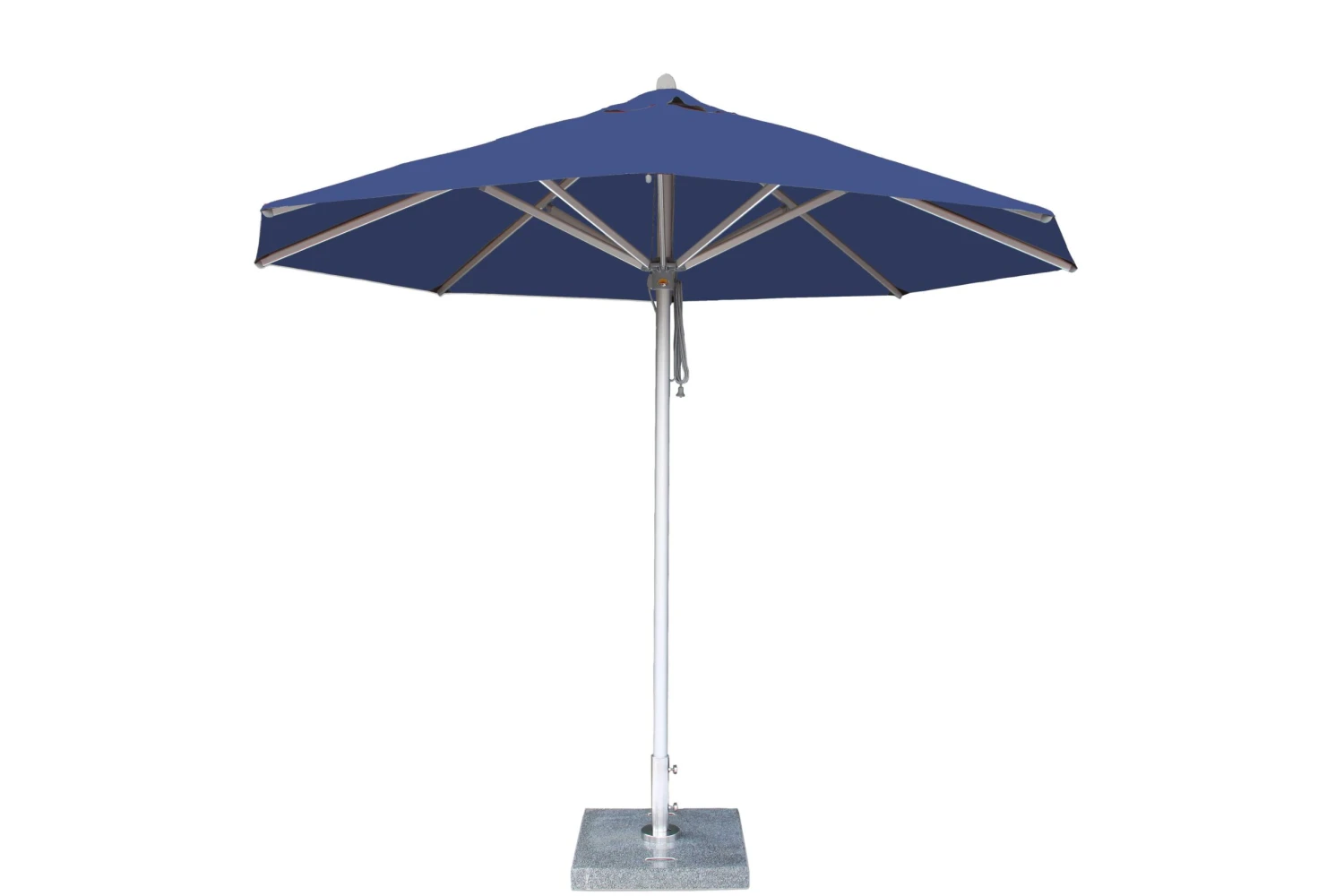 Bambrella Hurricane Aluminum 13' Round Pulley Lift No Tilt Umbrella - Image 2