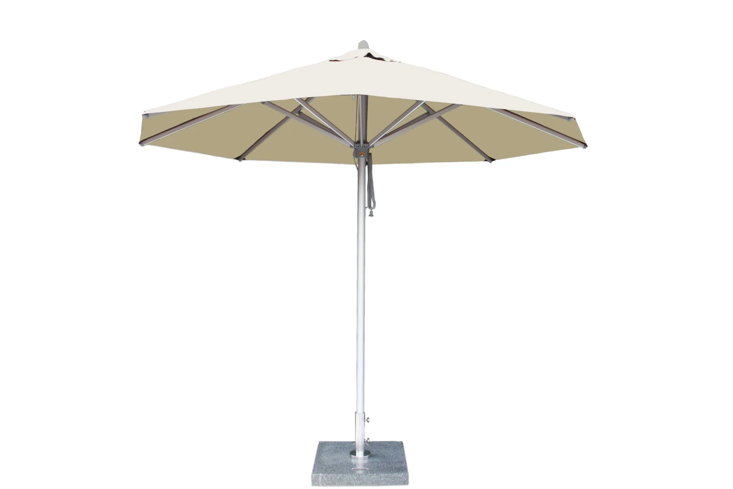 Bambrella Hurricane Aluminum 13' Round Pulley Lift No Tilt Umbrella - Image 3
