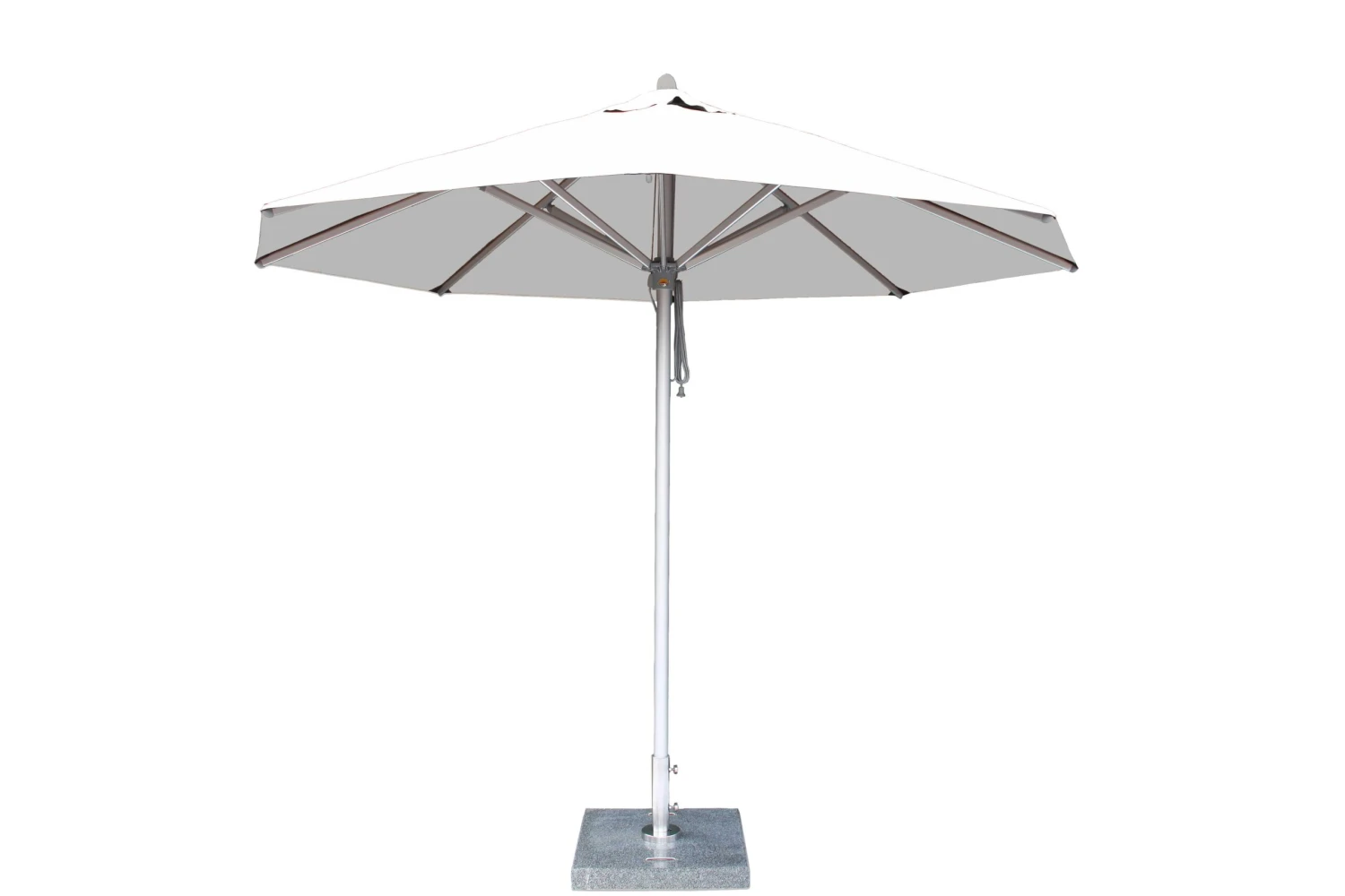 Bambrella Hurricane Aluminum 13' Round Pulley Lift No Tilt Umbrella - Image 5