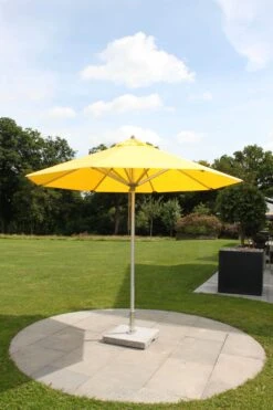 Bambrella Hurricane Aluminum 13' Round Pulley Lift No Tilt Umbrella