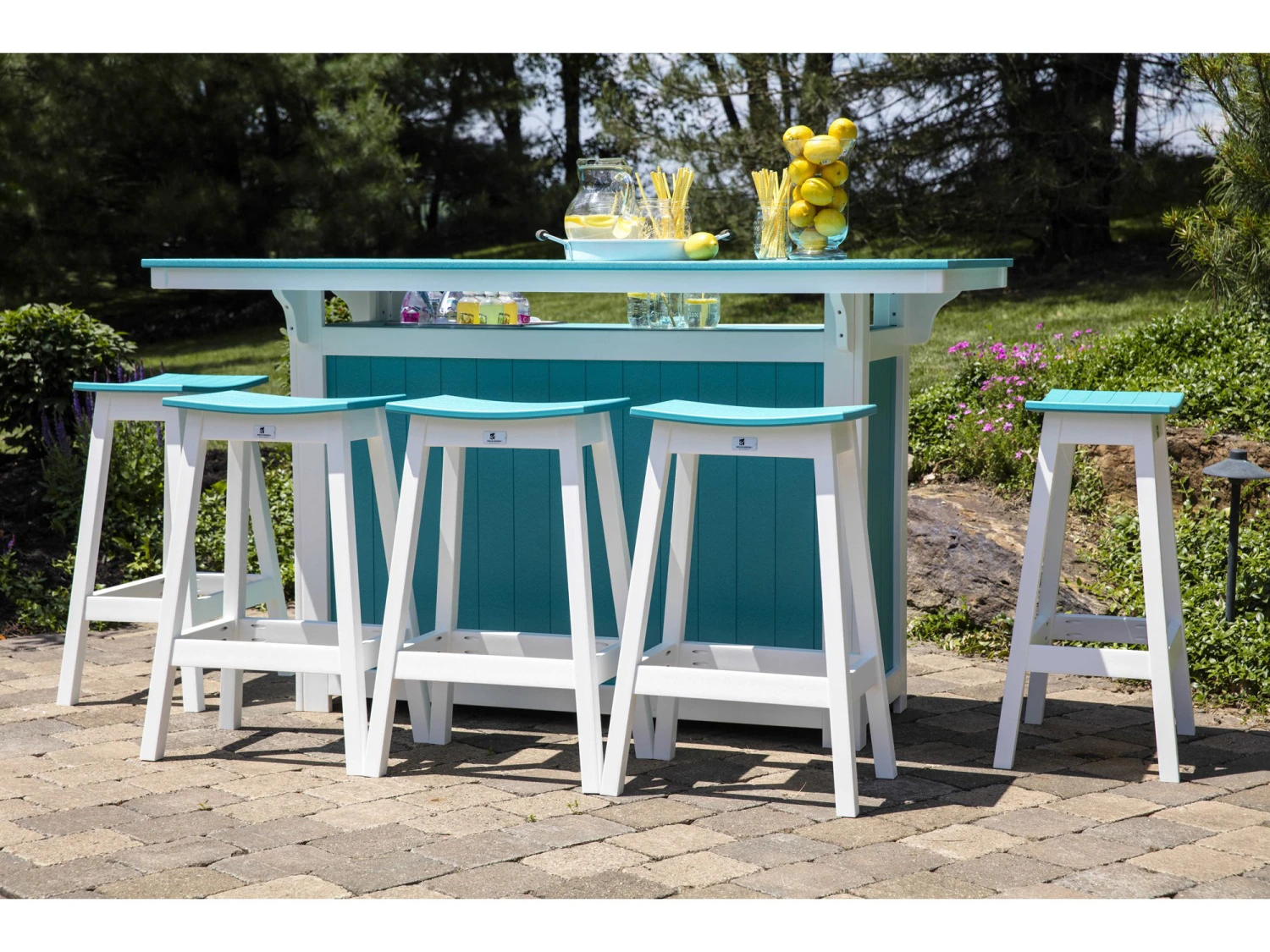 Berlin Gardens Bars & Bar Stools Recycled Plastic Dining Set