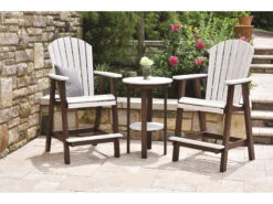 Berlin Gardens Comfo-back Recycled Plastic Bar Set