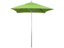 California Umbrella Quick Ship Rodeo Series 6 Foot Square Market Aluminum Umbrella With Push Lift System