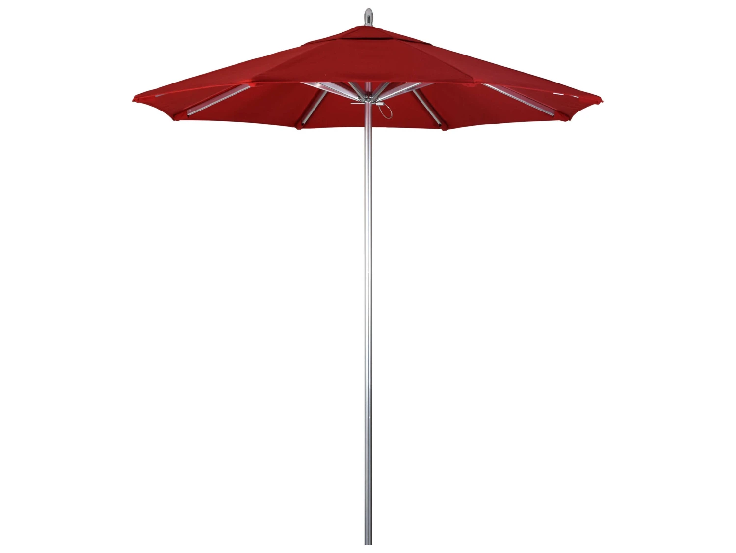 California Umbrella Quick Ship Rodeo Series 7.5 Foot Octagon Market Aluminum Umbrella With Push Lift System - Image 4
