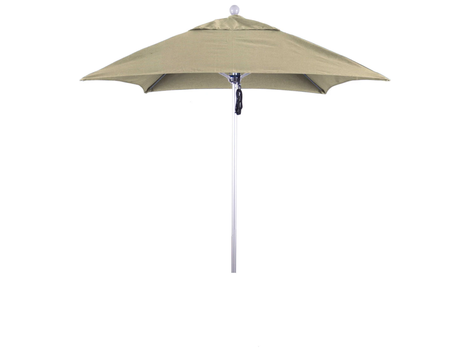 California Umbrella Quick Ship Venture Series 6 Foot Square Market Aluminum Umbrella With Push Lift System - Image 17