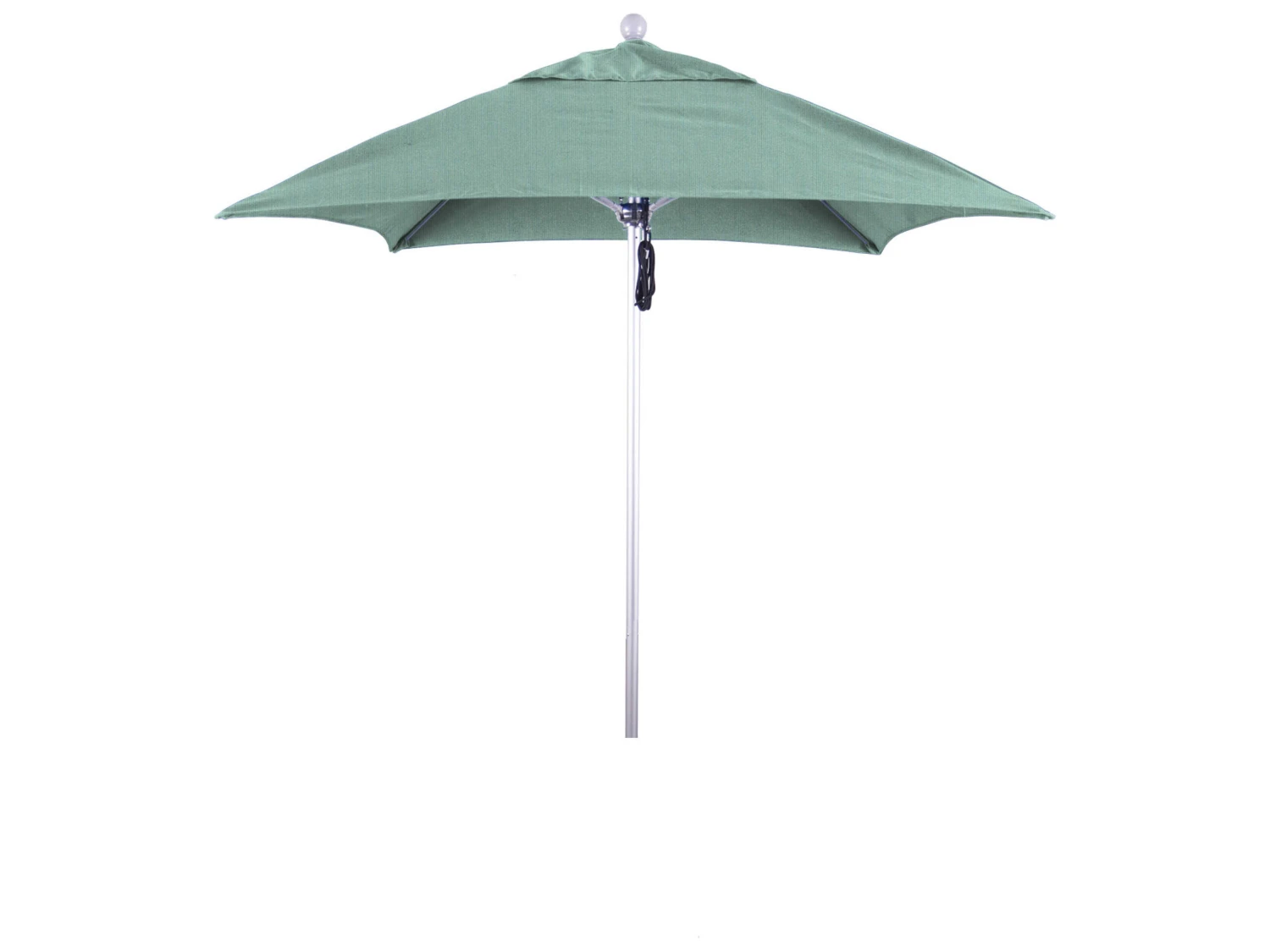California Umbrella Quick Ship Venture Series 6 Foot Square Market Aluminum Umbrella With Push Lift System - Image 3