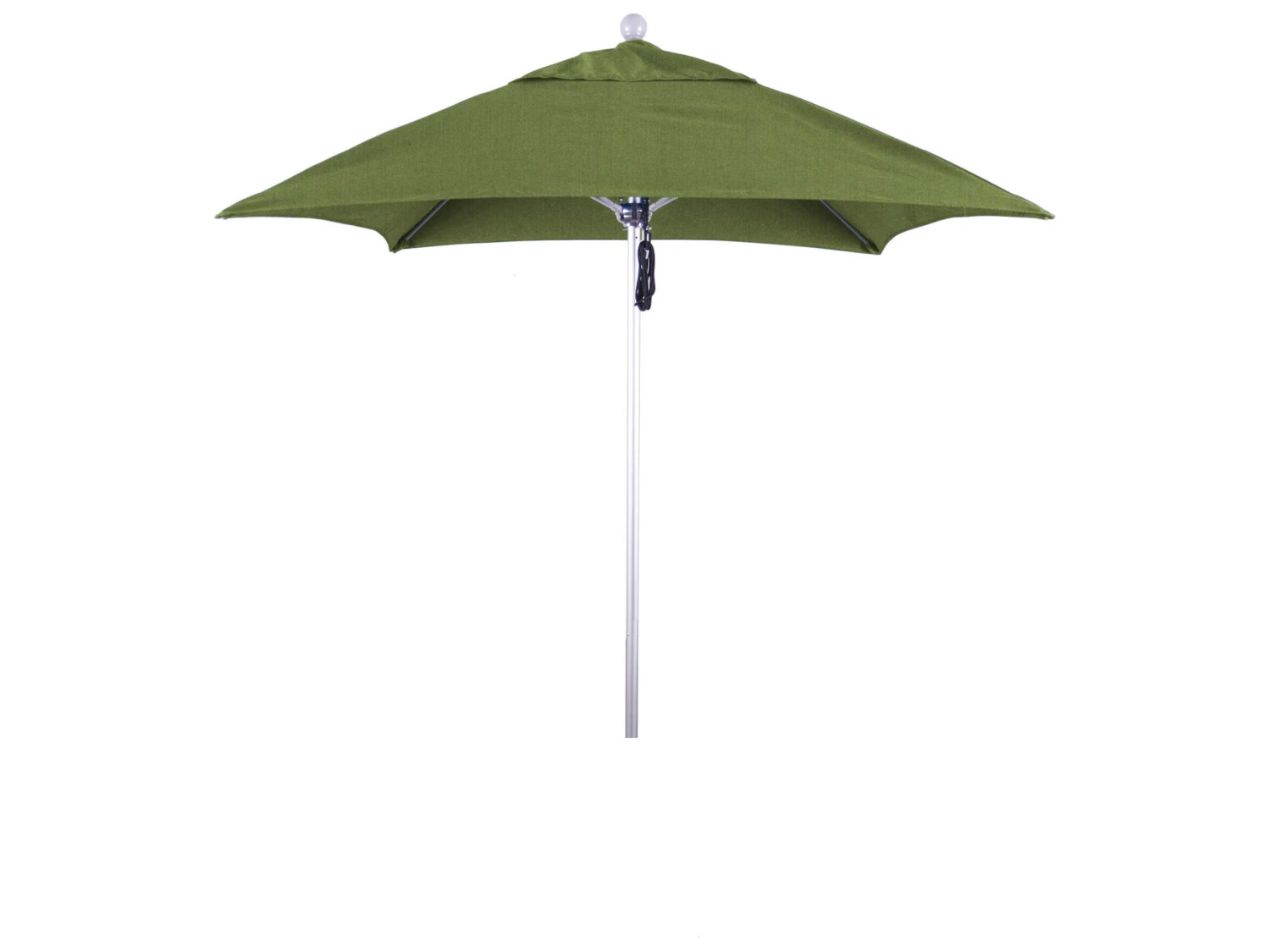 California Umbrella Quick Ship Venture Series 6 Foot Square Market Aluminum Umbrella With Push Lift System - Image 4