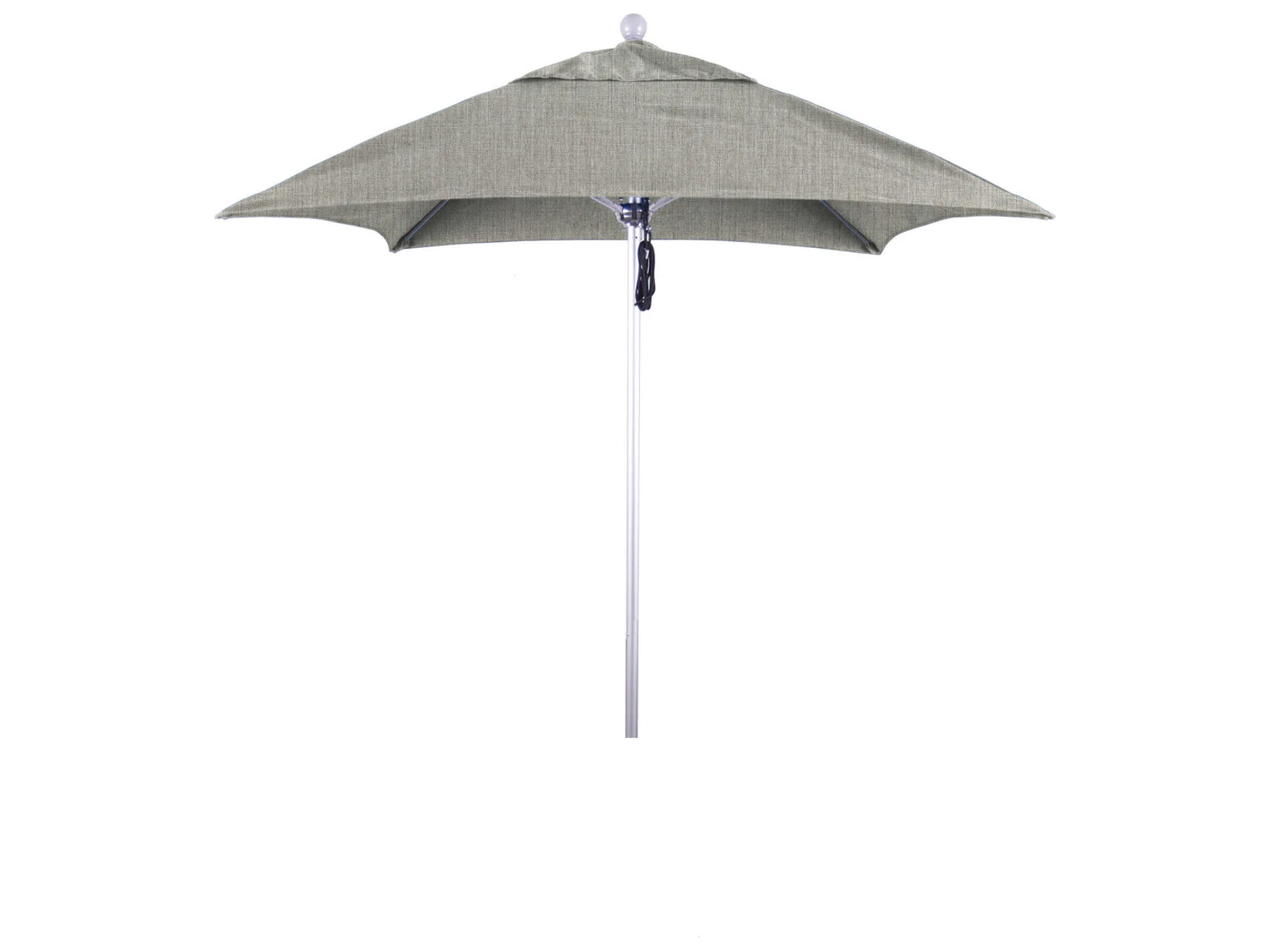 California Umbrella Quick Ship Venture Series 6 Foot Square Market Aluminum Umbrella With Push Lift System - Image 8