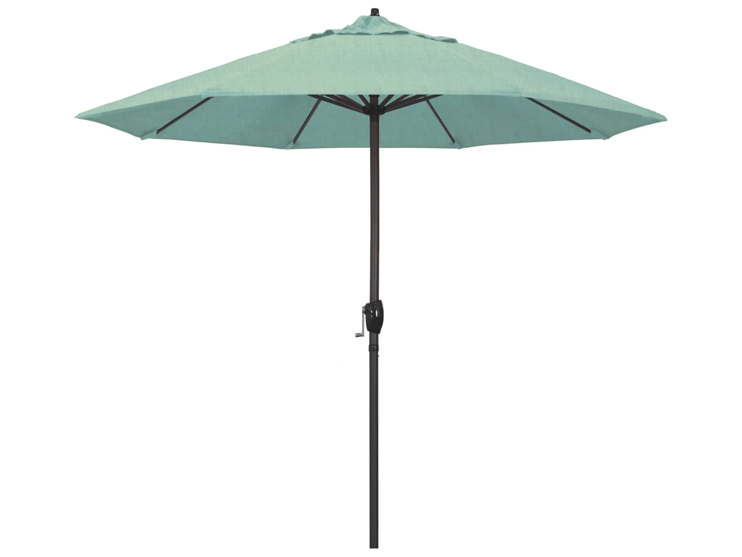 California Umbrella Quick Ship Casa Series 9 Foot Octagon Market Aluminum Umbrella With Crank Lift System - Image 11