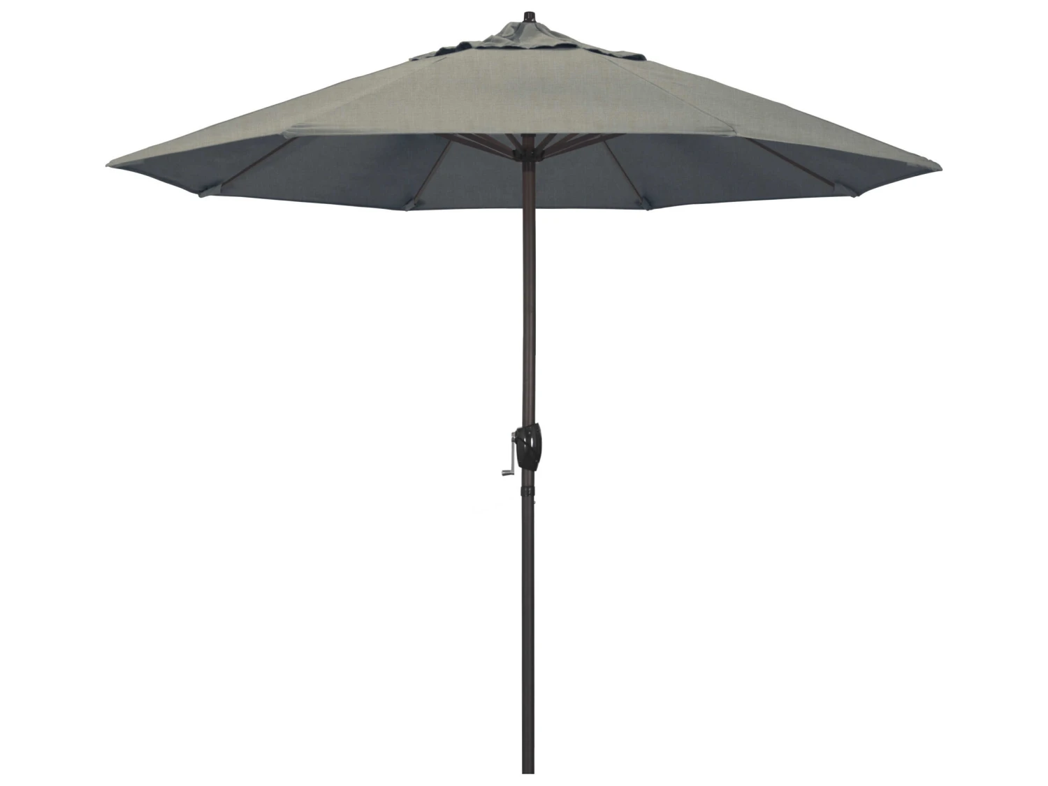 California Umbrella Quick Ship Casa Series 9 Foot Octagon Market Aluminum Umbrella With Crank Lift System - Image 13