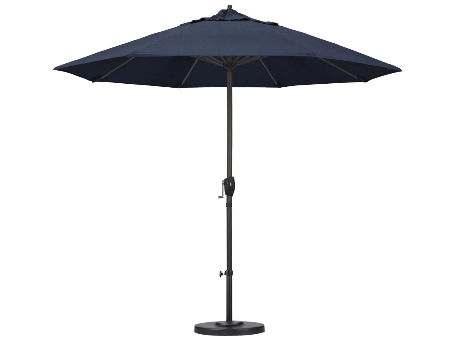 California Umbrella Quick Ship Casa Series 9 Foot Octagon Market Aluminum Umbrella With Crank Lift System - Image 14