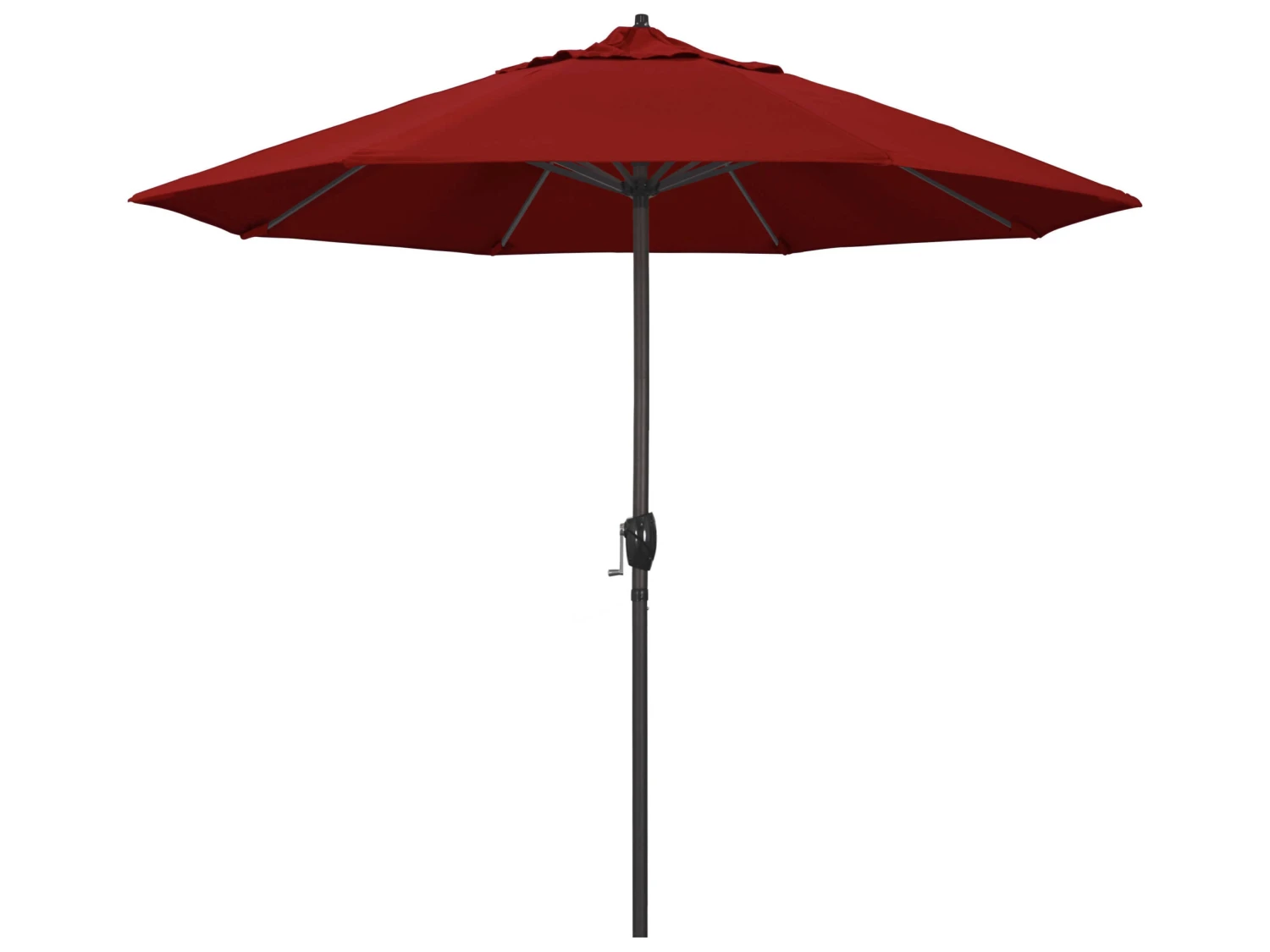 California Umbrella Quick Ship Casa Series 9 Foot Octagon Market Aluminum Umbrella With Crank Lift System - Image 17