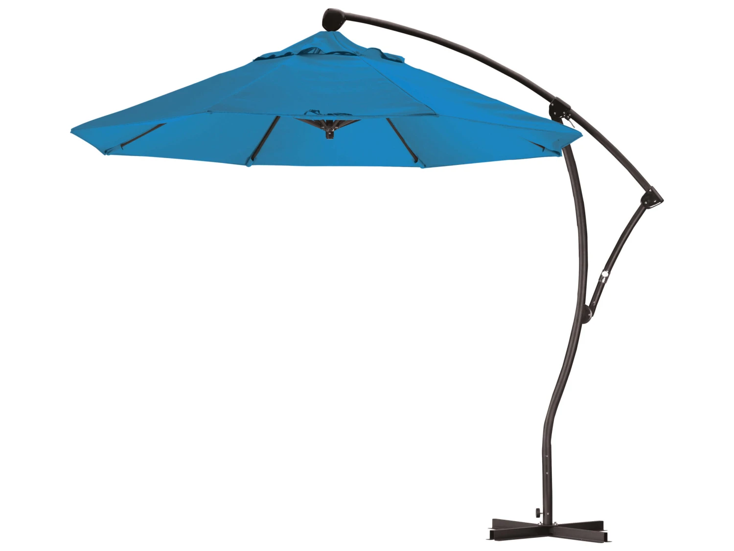 California Umbrella Quick Ship Bayside Series 9 Foot Octagon Cantilever Aluminum Umbrella With Crank Lift System - Image 9