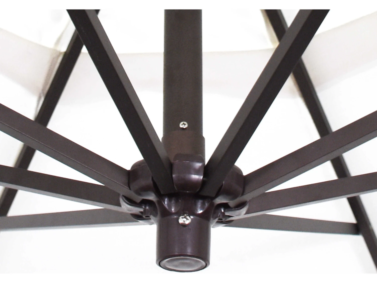 California Umbrella Quick Ship Bayside Series 9 Foot Octagon Cantilever Aluminum Umbrella With Crank Lift System - Image 6