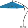 California Umbrella Custom Bayside Series 9 Foot Octagon Cantilever Aluminum Umbrella With Crank Lift System