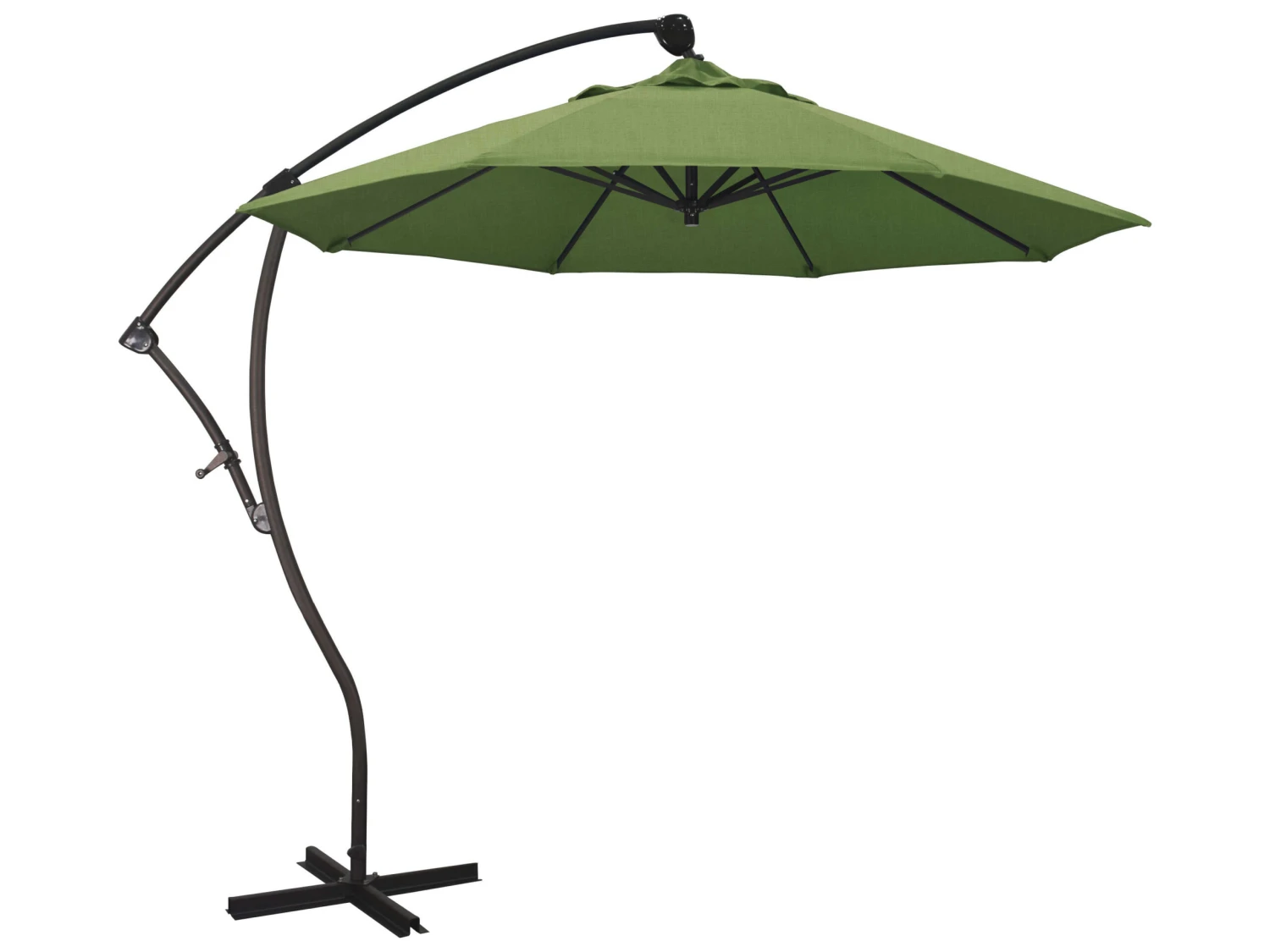 California Umbrella Custom Bayside Series 9 Foot Octagon Cantilever Aluminum Umbrella With Crank Lift System - Image 15