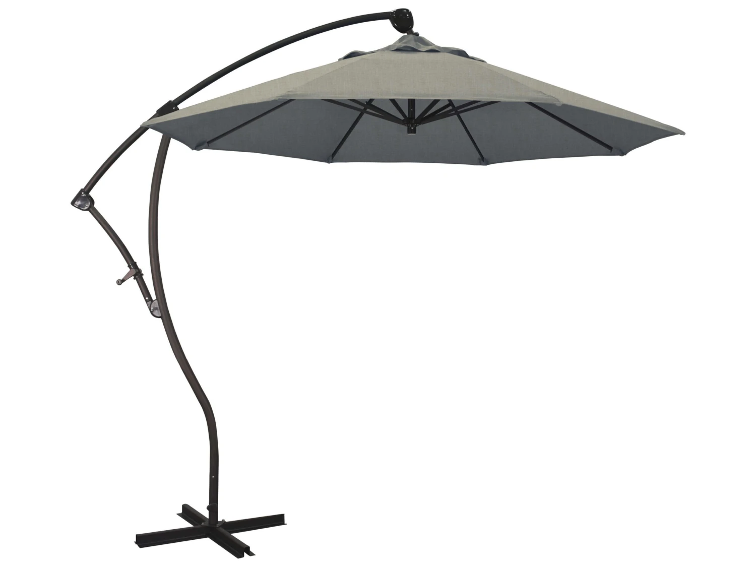 California Umbrella Custom Bayside Series 9 Foot Octagon Cantilever Aluminum Umbrella With Crank Lift System - Image 16