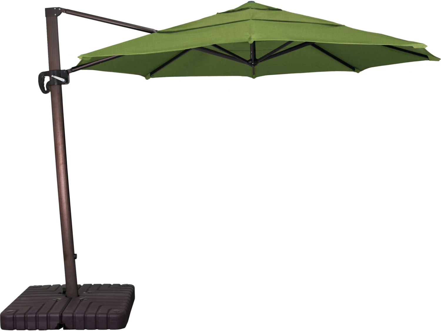 California Umbrella Quick Ship Cali Series 11 Foot Octagon Cantilever Aluminum Umbrella With Crank Lift System - Image 17