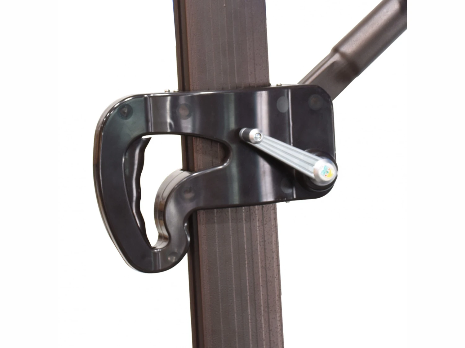 California Umbrella Quick Ship Cali Series 11 Foot Octagon Cantilever Aluminum Umbrella With Crank Lift System - Image 5