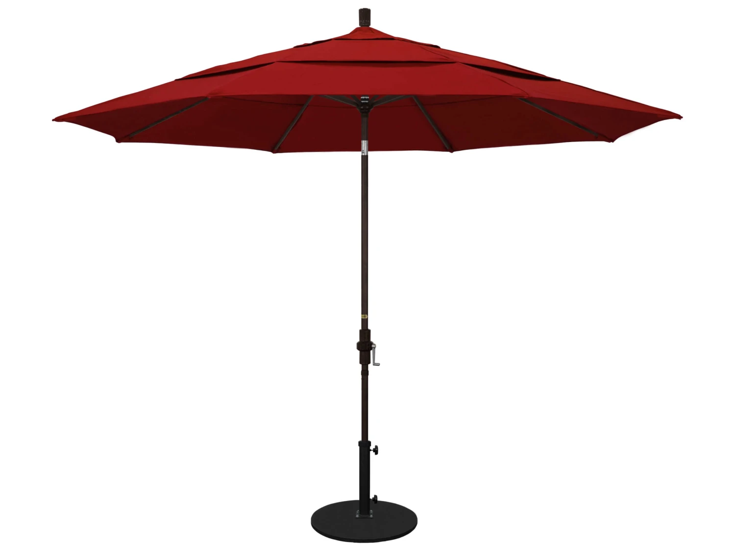 California Umbrella Custom Golden State Series 11 Foot Octagon Market Aluminum Umbrella With Crank Lift System - Image 11