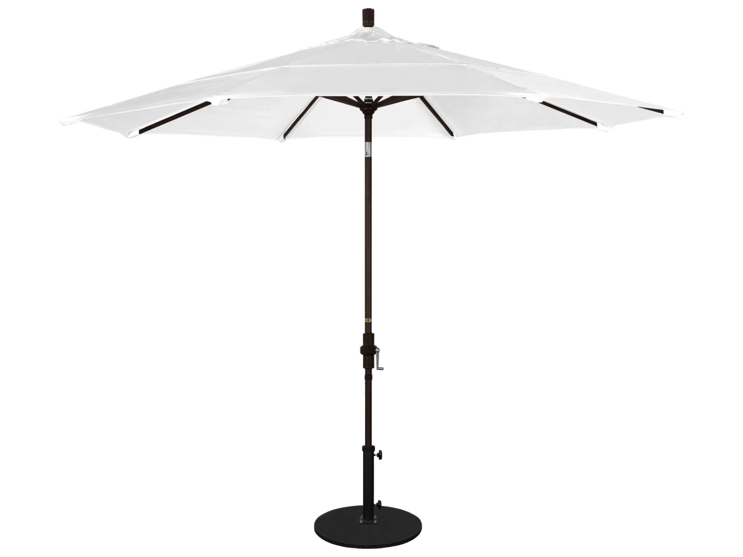 California Umbrella Custom Golden State Series 11 Foot Octagon Market Aluminum Umbrella With Crank Lift System - Image 12