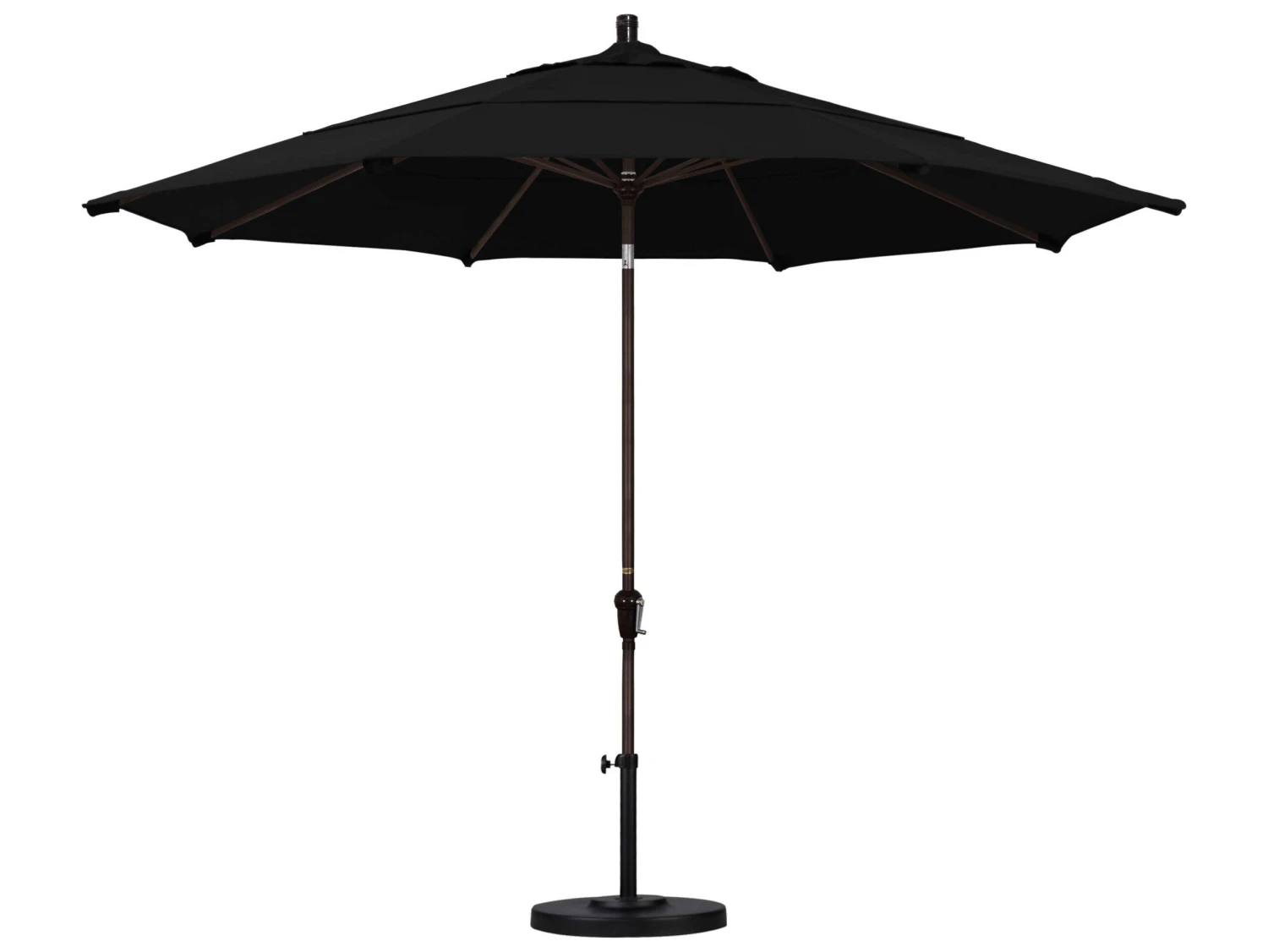 California Umbrella Quick Ship Sunset Series 11 Foot Octagon Market Aluminum Umbrella With Crank Lift System - Image 10