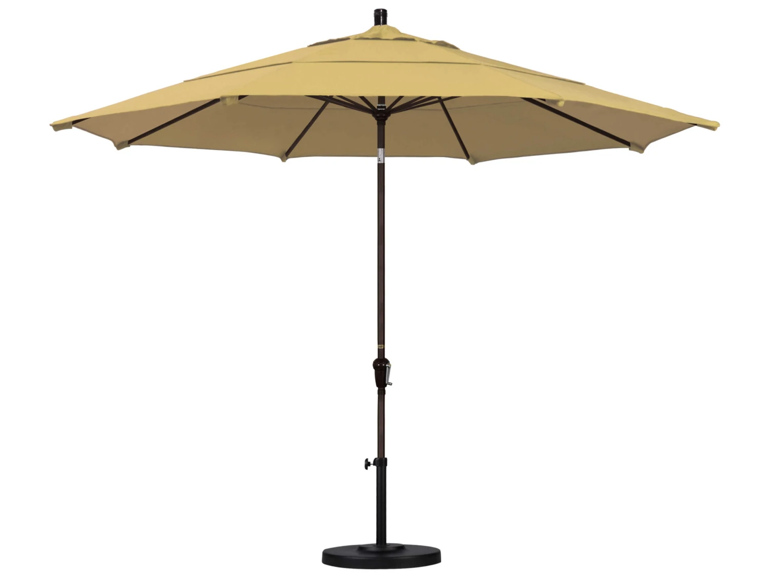 California Umbrella Quick Ship Sunset Series 11 Foot Octagon Market Aluminum Umbrella With Crank Lift System - Image 14