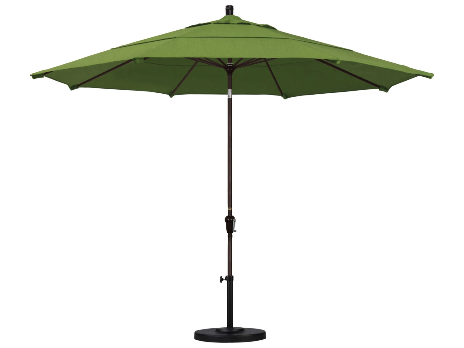 California Umbrella Quick Ship Sunset Series 11 Foot Octagon Market Aluminum Umbrella With Crank Lift System - Image 2