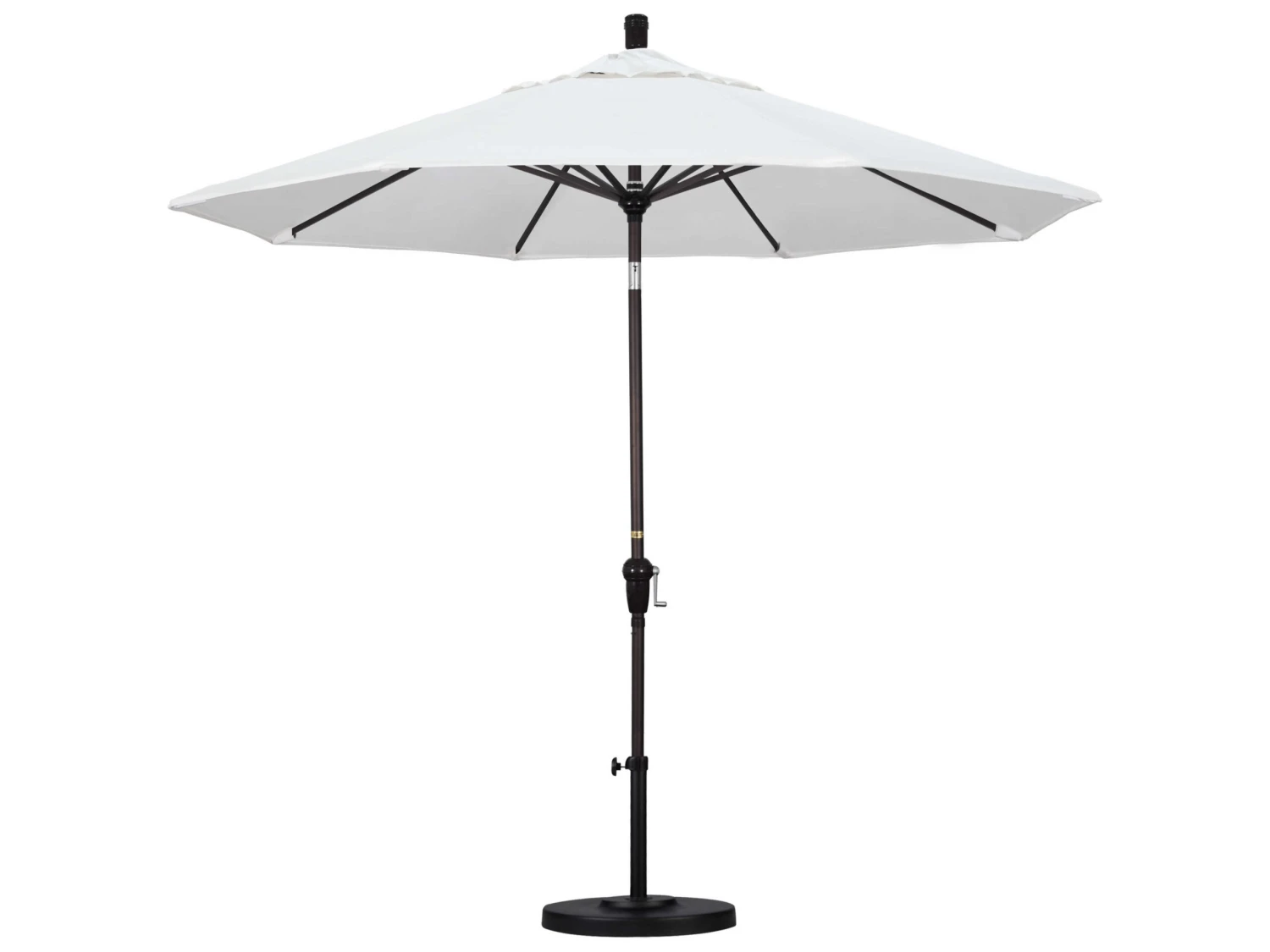 California Umbrella Custom Sunset Series 9 Foot Octagon Market Aluminum Umbrella With Crank Lift System - Image 10