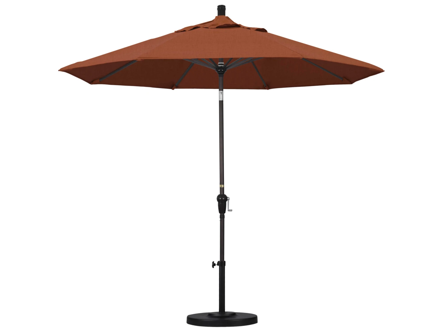 California Umbrella Custom Sunset Series 9 Foot Octagon Market Aluminum Umbrella With Crank Lift System - Image 13
