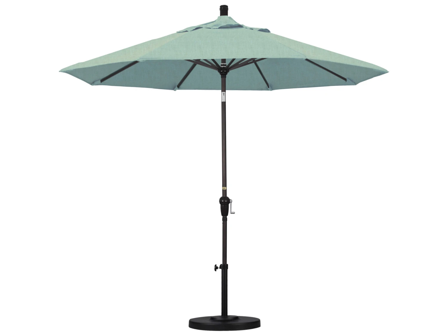 California Umbrella Custom Sunset Series 9 Foot Octagon Market Aluminum Umbrella With Crank Lift System - Image 15