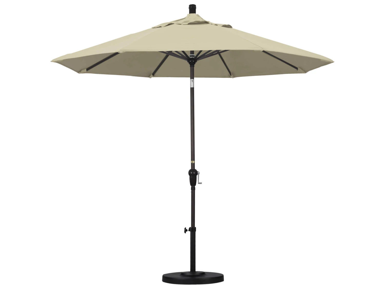 California Umbrella Custom Sunset Series 9 Foot Octagon Market Aluminum Umbrella With Crank Lift System - Image 18