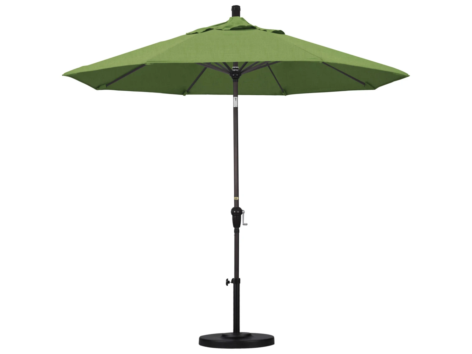 California Umbrella Custom Sunset Series 9 Foot Octagon Market Aluminum Umbrella With Crank Lift System - Image 4