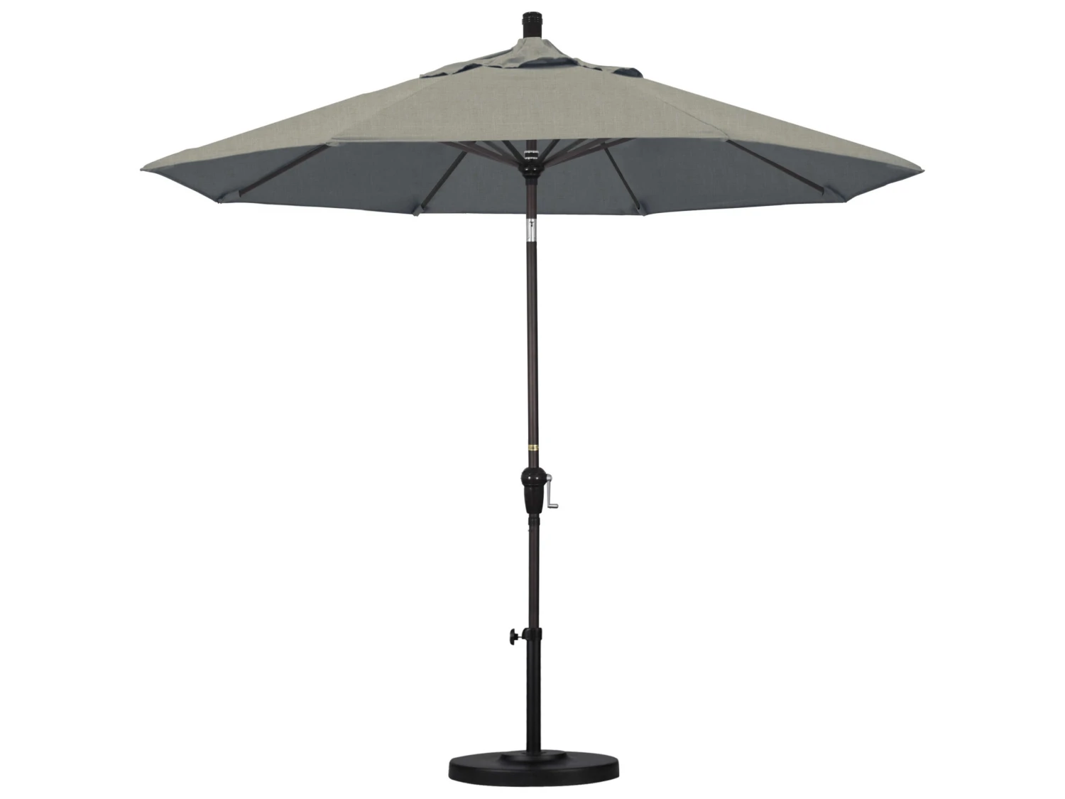 California Umbrella Custom Sunset Series 9 Foot Octagon Market Aluminum Umbrella With Crank Lift System - Image 5