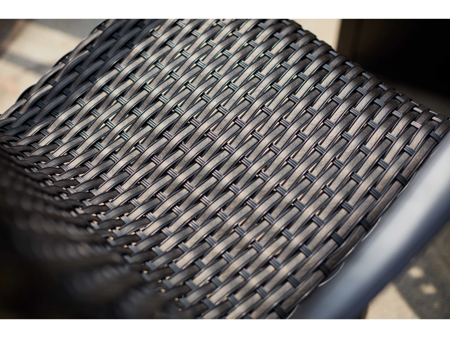 Darlee Outdoor Living Victoria Wicker Espresso 9 Piece Dining Set - Image 5