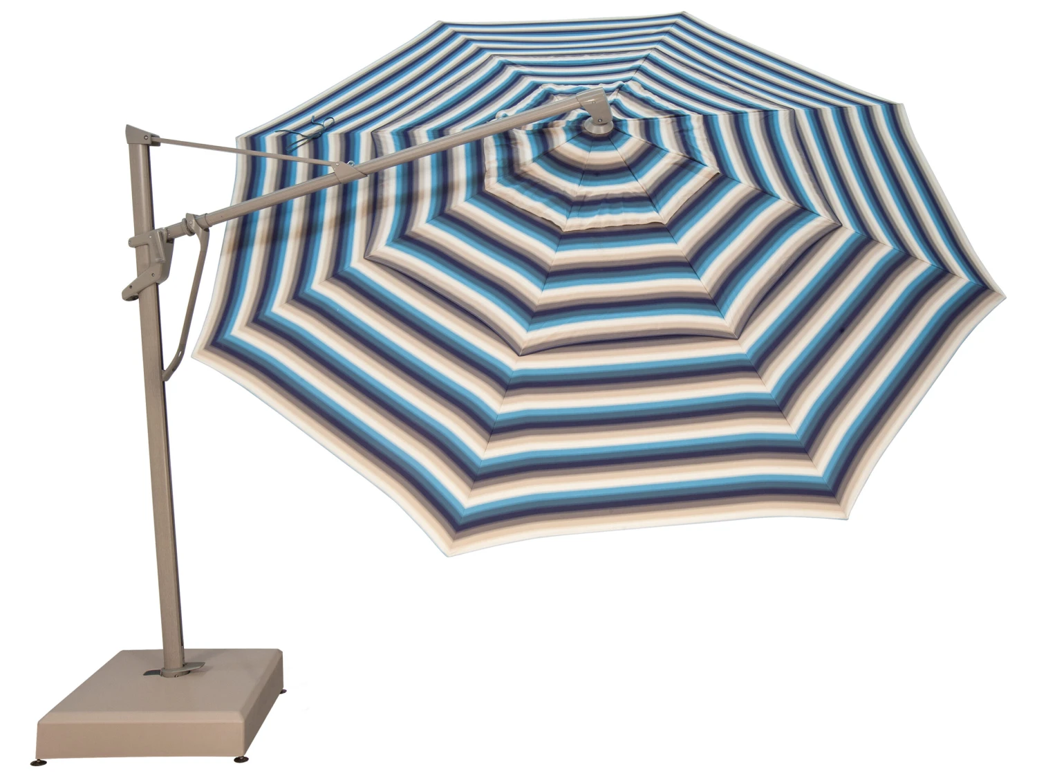Treasure Garden Special Order Sunbrella AKZ PLUS 13 Foot Octagon Infinite Tilt And Lock Cantilever - Image 3