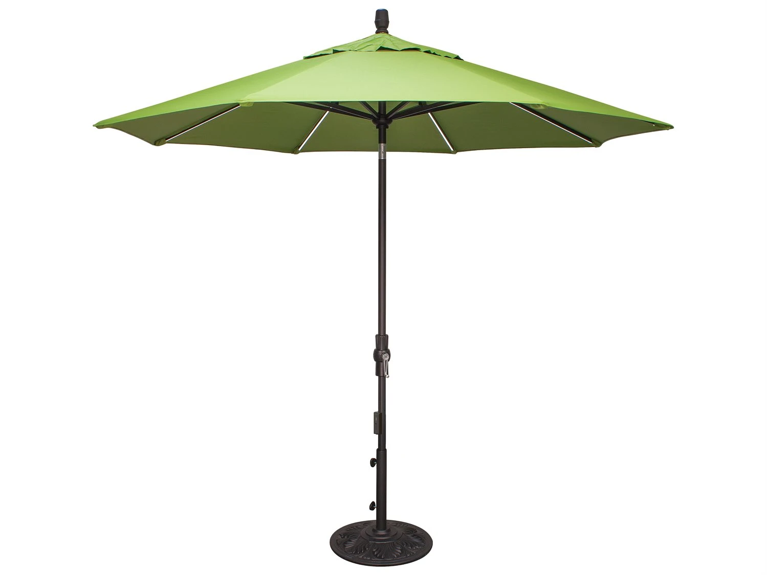 Treasure Garden QuickShip 9' Starlux Octagon Crank Lift Collar Tilt Umbrella