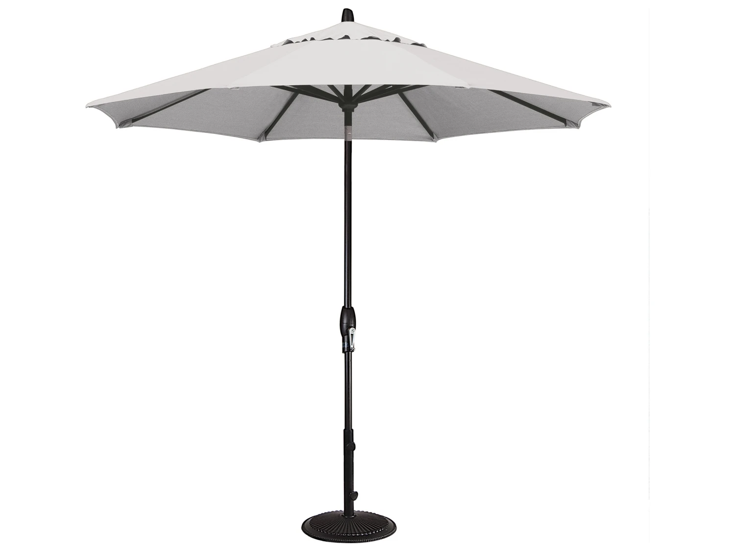 Treasure Garden Market Aluminum 9' Octagon Auto Tilt Crank Lift Umbrella - Image 11