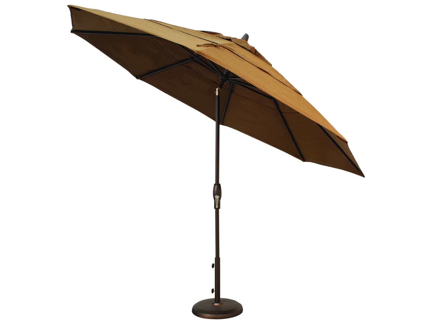 Treasure Garden Special Order Sunbrella Market Aluminum 11' Octagon Auto Tilt Crank Lift Umbrella - Image 12