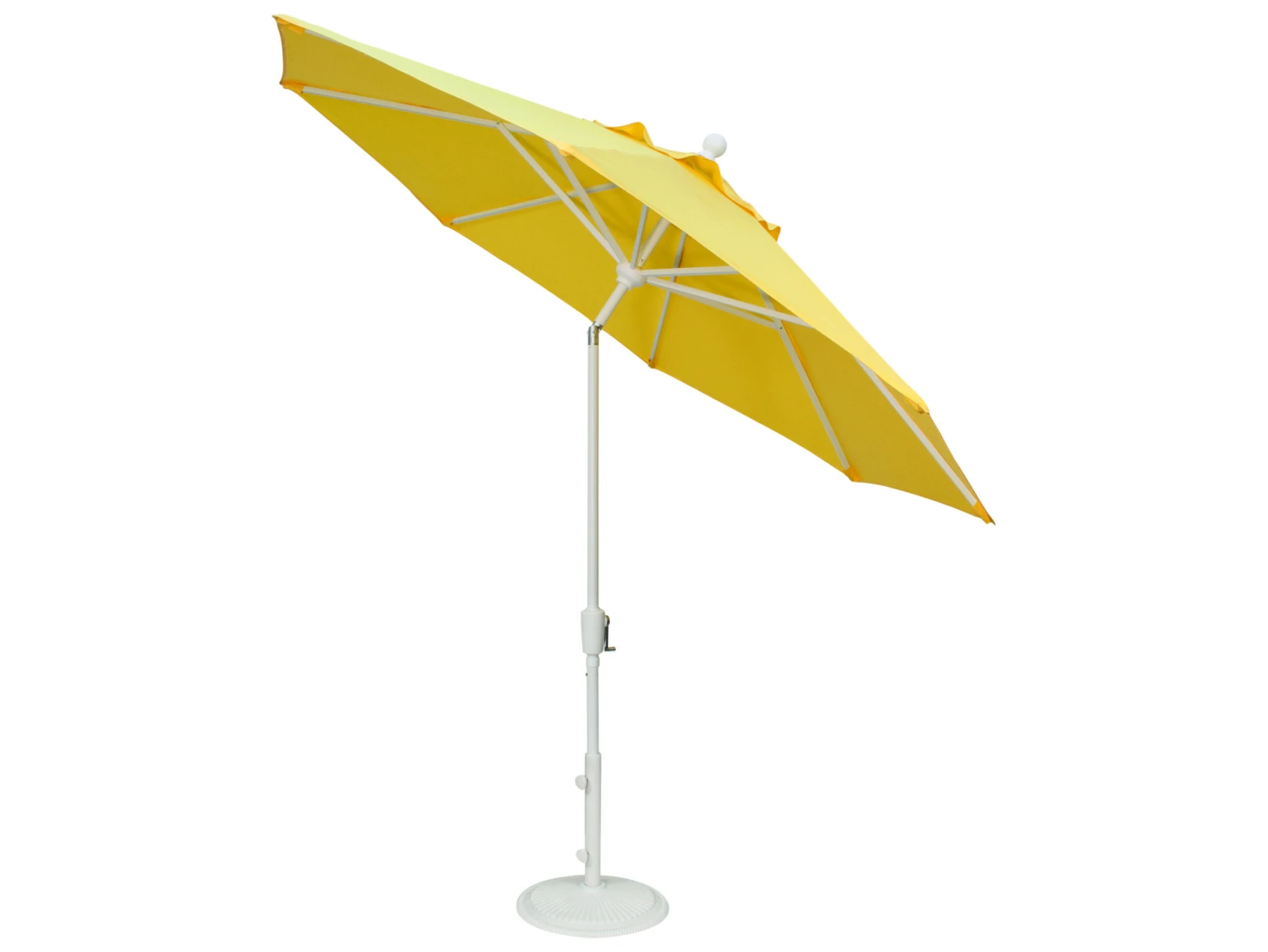 Treasure Garden Market Aluminum 9' Foot Wide Crank Lift Push Button Tilt Umbrella - Image 10