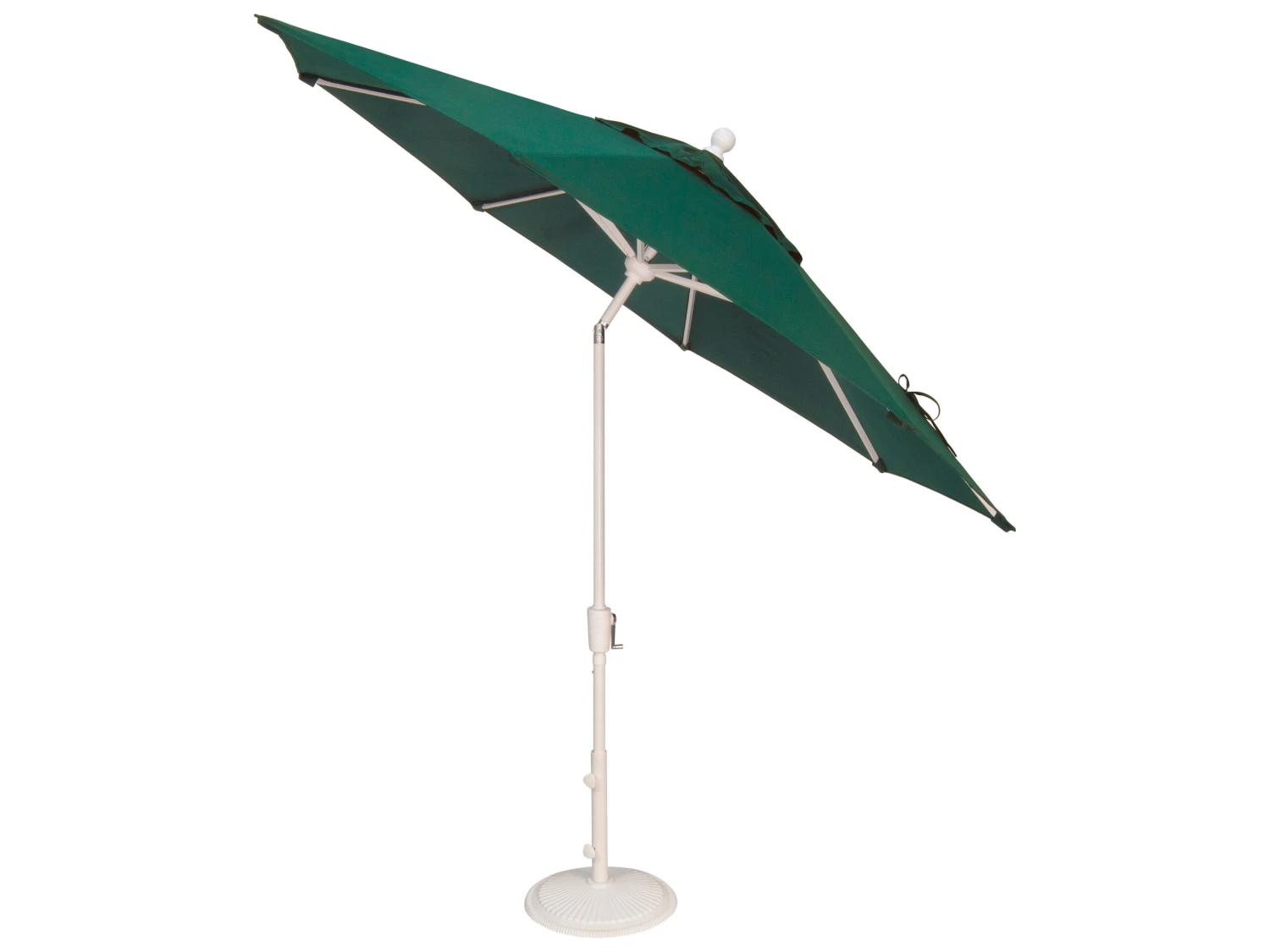 Treasure Garden Market Aluminum 9' Foot Wide Crank Lift Push Button Tilt Umbrella - Image 11