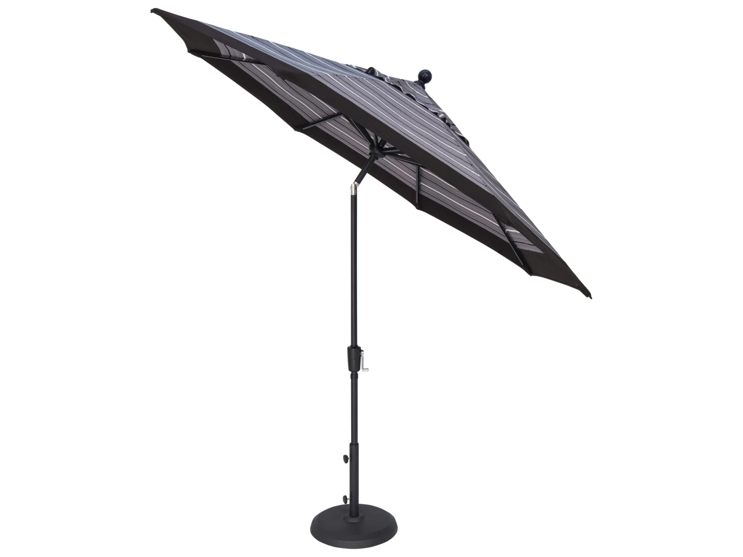 Treasure Garden Market Aluminum 9' Foot Wide Crank Lift Push Button Tilt Umbrella - Image 13
