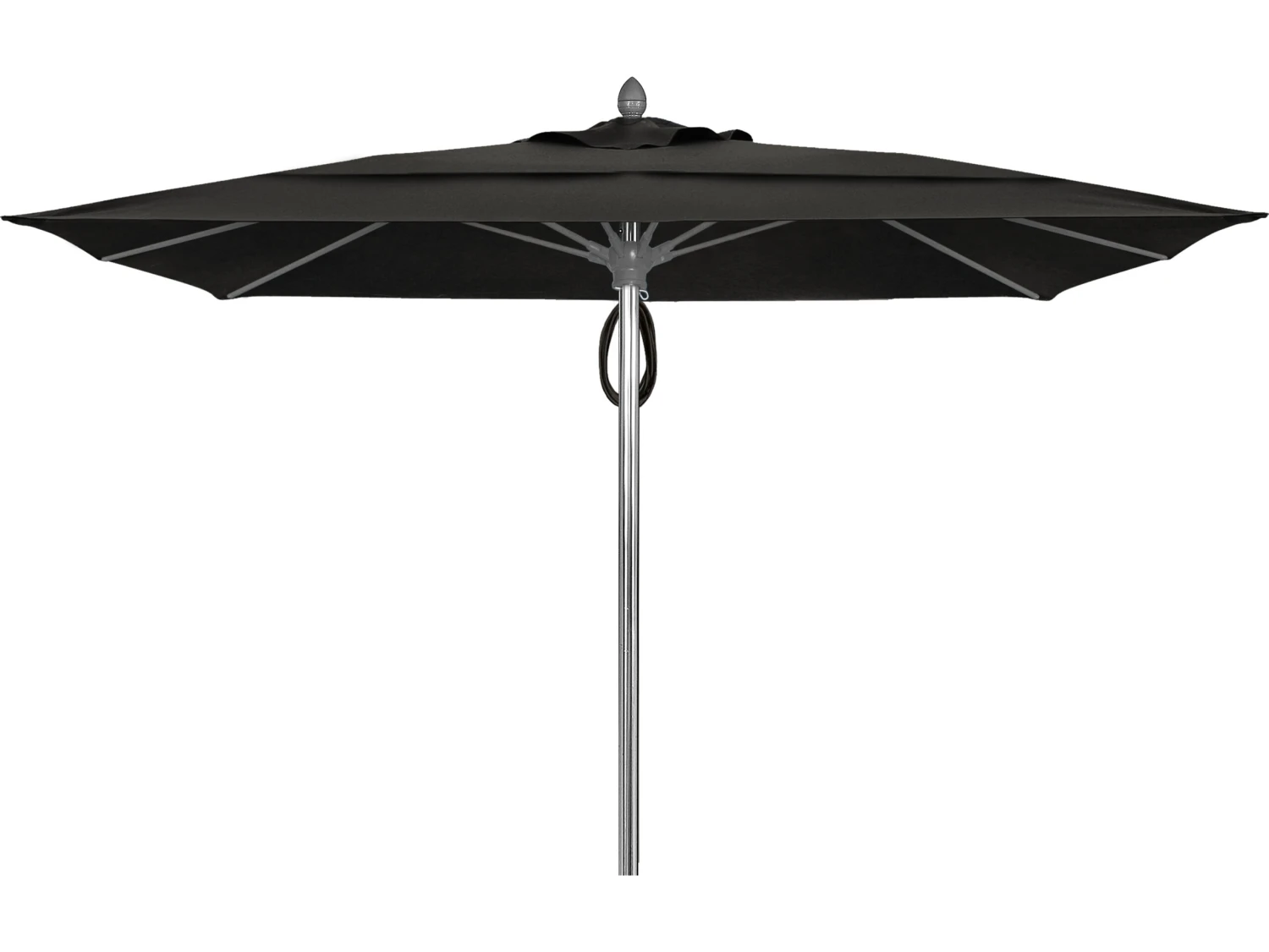 Fiberbuilt Umbrellas Prestige - Oceana Fiberglass 10' Square Pulley & Pin Umbrella - Image 2