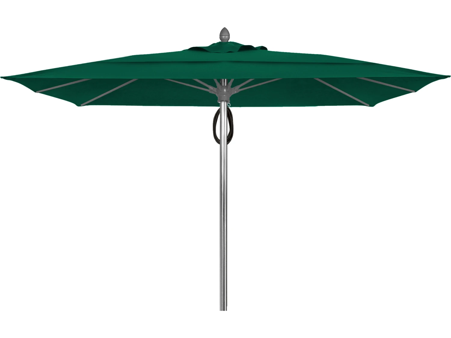 Fiberbuilt Umbrellas Prestige - Oceana Fiberglass 10' Square Pulley & Pin Umbrella - Image 3